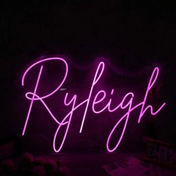 Rylerigh Pink Neon Sign