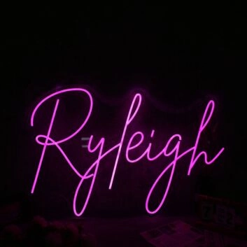 Rylerigh Pink Neon Sign