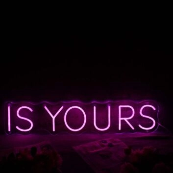 Is Your Pink Custom Neon Sign