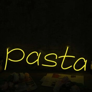 Pasta Yellow Neon Sign