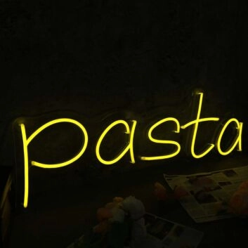 Pasta Yellow Neon Sign
