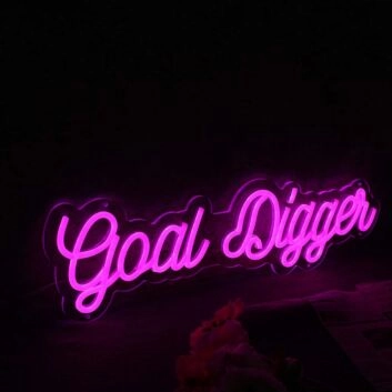Goal Diggen Pink Neon Sign