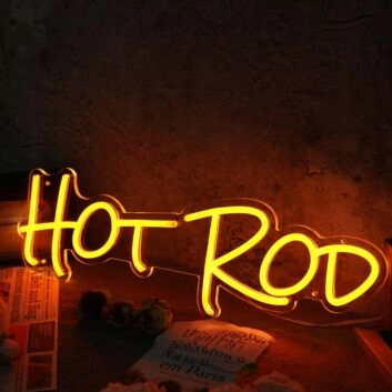 Hot Rod Red Neon Sign