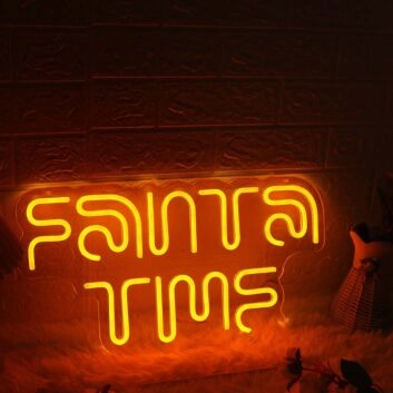 Fanta Time Orange Neon Sign