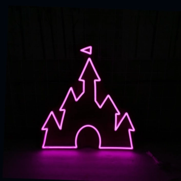 Castle Neon Sign