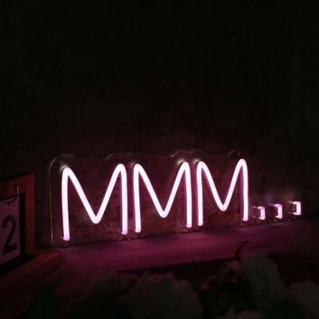 MMM Pink Neon Sign