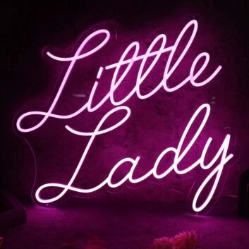 Little Lady Pink Neon Sign