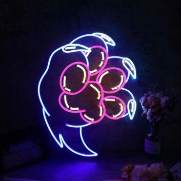 Bear Claw Custom Neon Sign