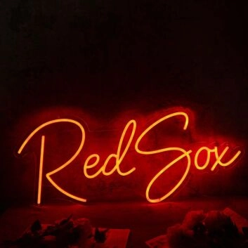 Red Sox Red Neon Sign
