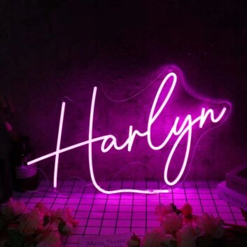 Harlyn Pink Neon Sign