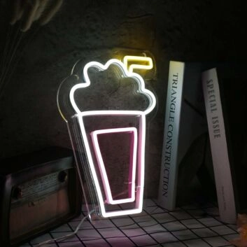 Milkshake Custom Neon Sign