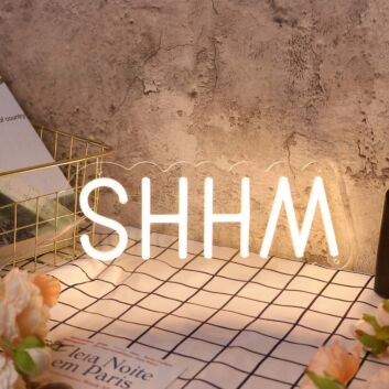 SHHM Yellow Neon Sign