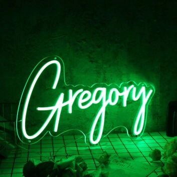 Gregory Green Neon Sign