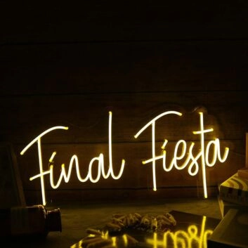 Final Fiesta Neon Sign