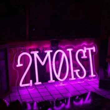 2Moist Pink Custom Neon Sign
