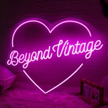 Beyond Vintage Herat Pink Neon Sign