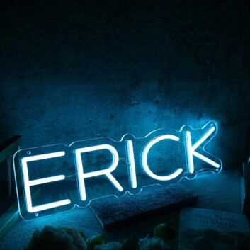 Erick Blue Name Neon Sign