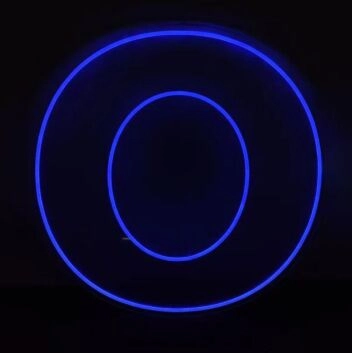 Neon Letter O