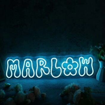 Marlow Blue Neon Sign