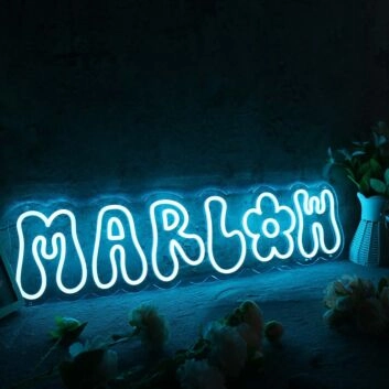 Marlow Blue Neon Sign