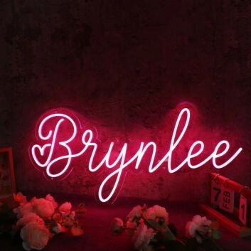 Brynlee Red Neon Sign