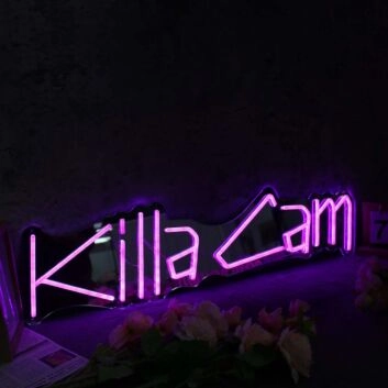 Killa Cam Pink Neon Sign