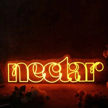 Nectar Orange Neon Sign
