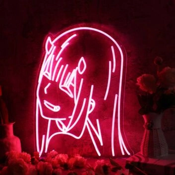Zero Two Custom Red Neon Sign