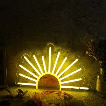 Sunrise Yellow Custom Neon Sign