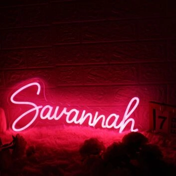 Savannah Red Neon Sign