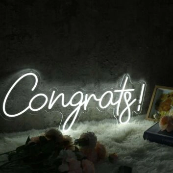 Congrats Custom LED Neon Sign