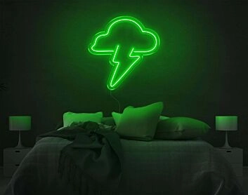 Cloud Lightning Neon Sign