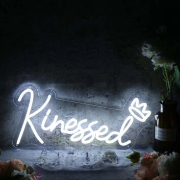 Kinessed White Neon Sign