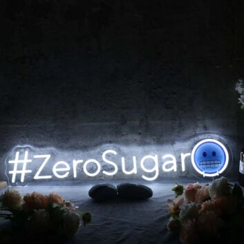 Zero Sugar Custom Neon Sign