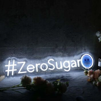 Zero Sugar Custom Neon Sign