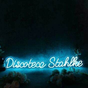 Discoteca Stahlke Blue Neon Sign