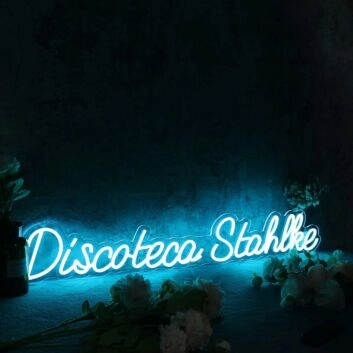 Discoteca Stahlke Blue Neon Sign