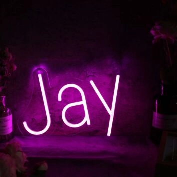 Jay Name Neon Sign