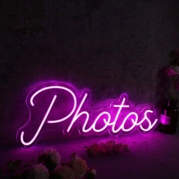 Photos Purple Neon Sign