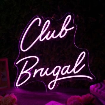Club Brugal Purple Neon Sign