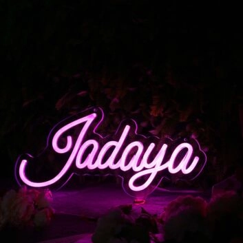 Jadaya Purple Neon Sign