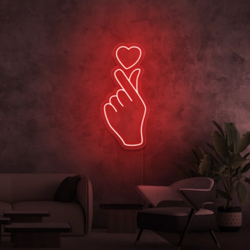 Love Hand Neon Sign
