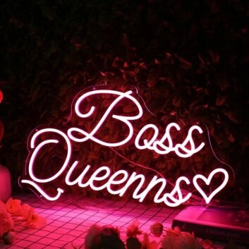 Boss Queenns Red Neon Sign