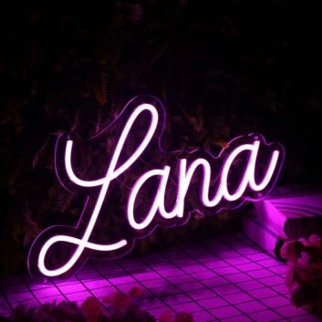 Lana Purple Neon Sign
