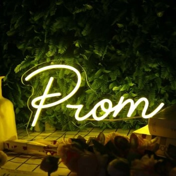 Prom Yellow Neon Sign