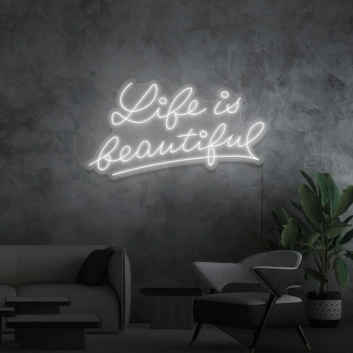 Life Quote 2 Neon Sign