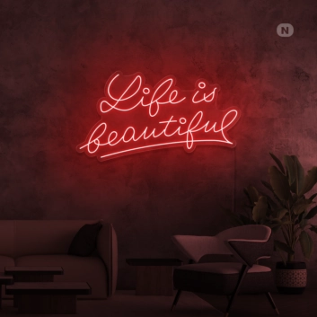 Life Quote 2 Neon Sign
