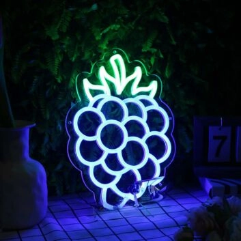 Blueberry Custom Neon Sign