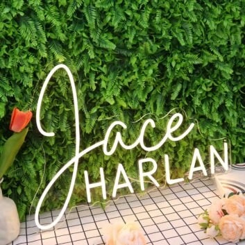 Jace Harlan Yellow Neon Sign