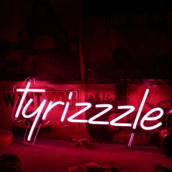 Turizzzle Red Neon Sign